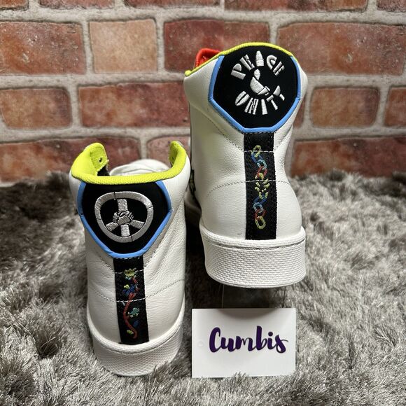 Converse Pro Leather High Top Peace & Unity US Women's 10-Men's 8.5 172187c NEW - Picture 4 of 13